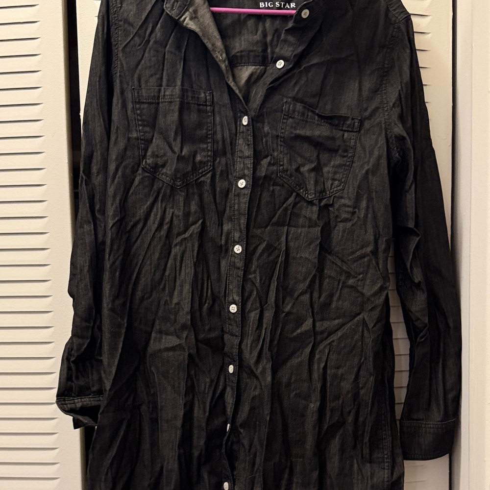 Big Star Charcoal Button-Up Shirt